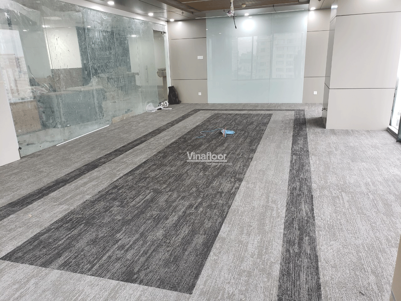 Công trình thảm trải sàn cho văn phòng tại Cao Ốc Bình Thạnh